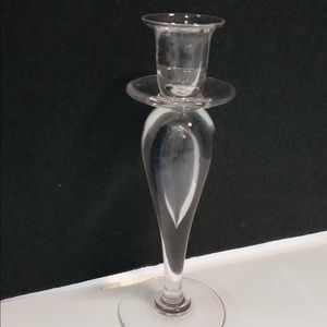 Crystal Tear Drop Candle Holder